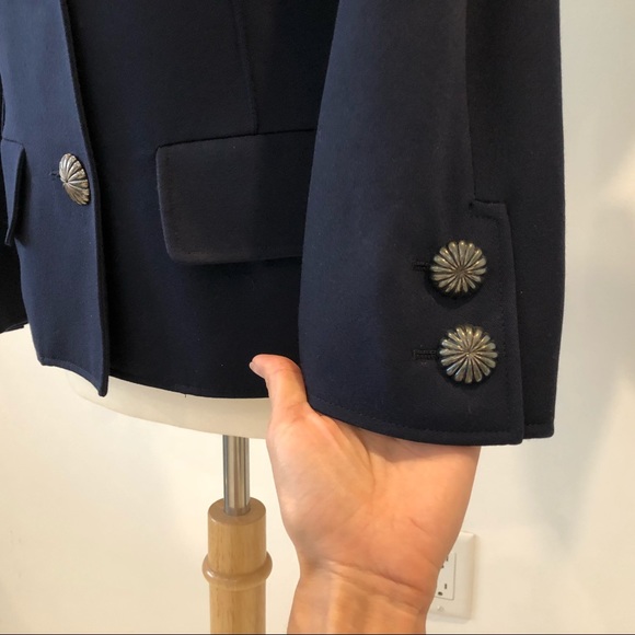 ❌SOLD❌ Valentino Boutique Vintage Blazer NavyBlue - Picture 5 of 8